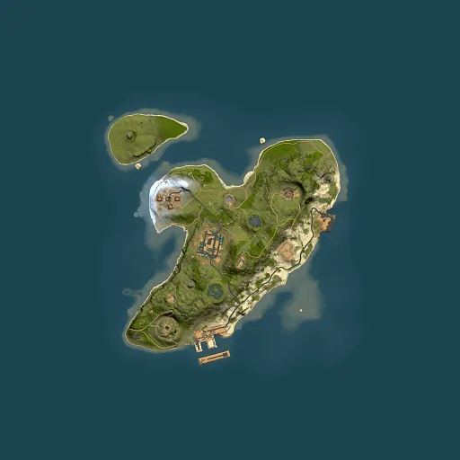 Rust map seed 271505293, 2000x2000m top-down preview