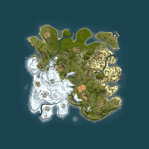 Rust map seed 394213008, 3500x3500m top-down preview