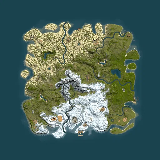 Rust map seed 448742788, 5500x5500m top-down preview