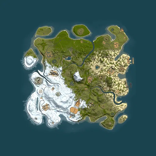 Rust map seed 185675278, 4000x4000m top-down preview