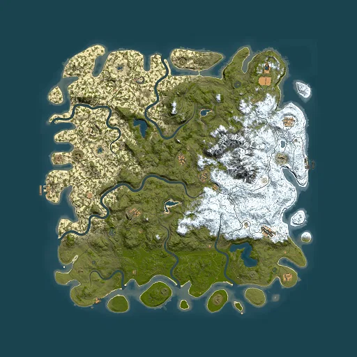 Rust map seed 1885006736, 6000x6000m top-down preview