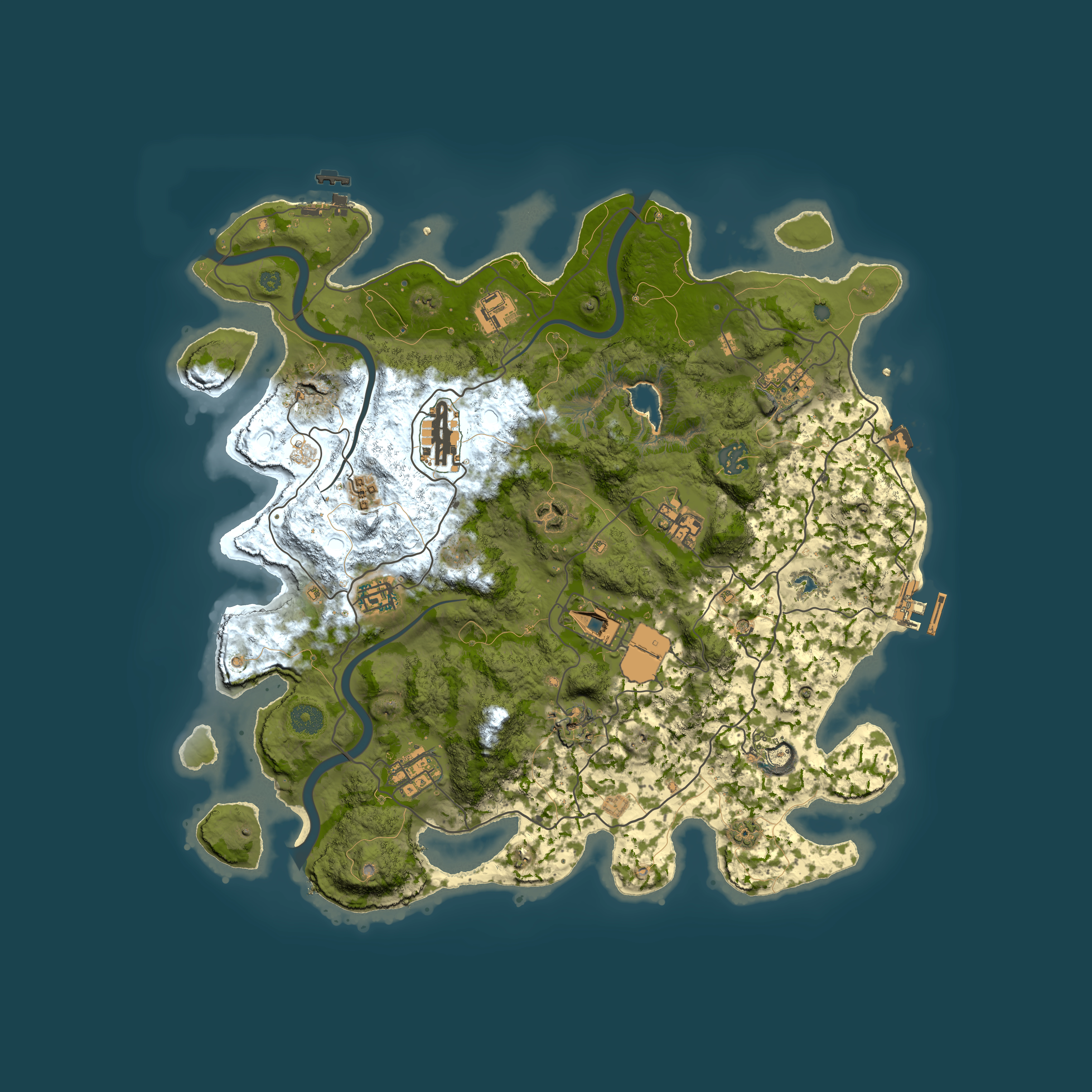 Full top-down render of Rust map seed 315417770, 4000x4000m