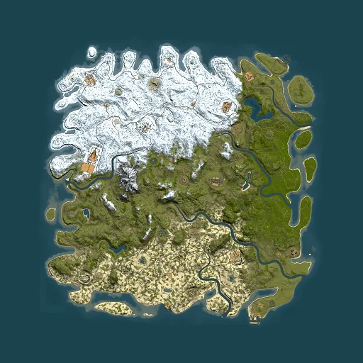 Rust map seed 451449532, 6000x6000m top-down preview