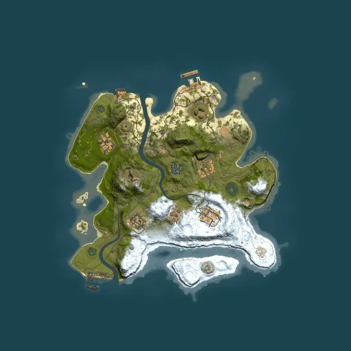 Rust map seed 1731803047, 3000x3000m top-down preview