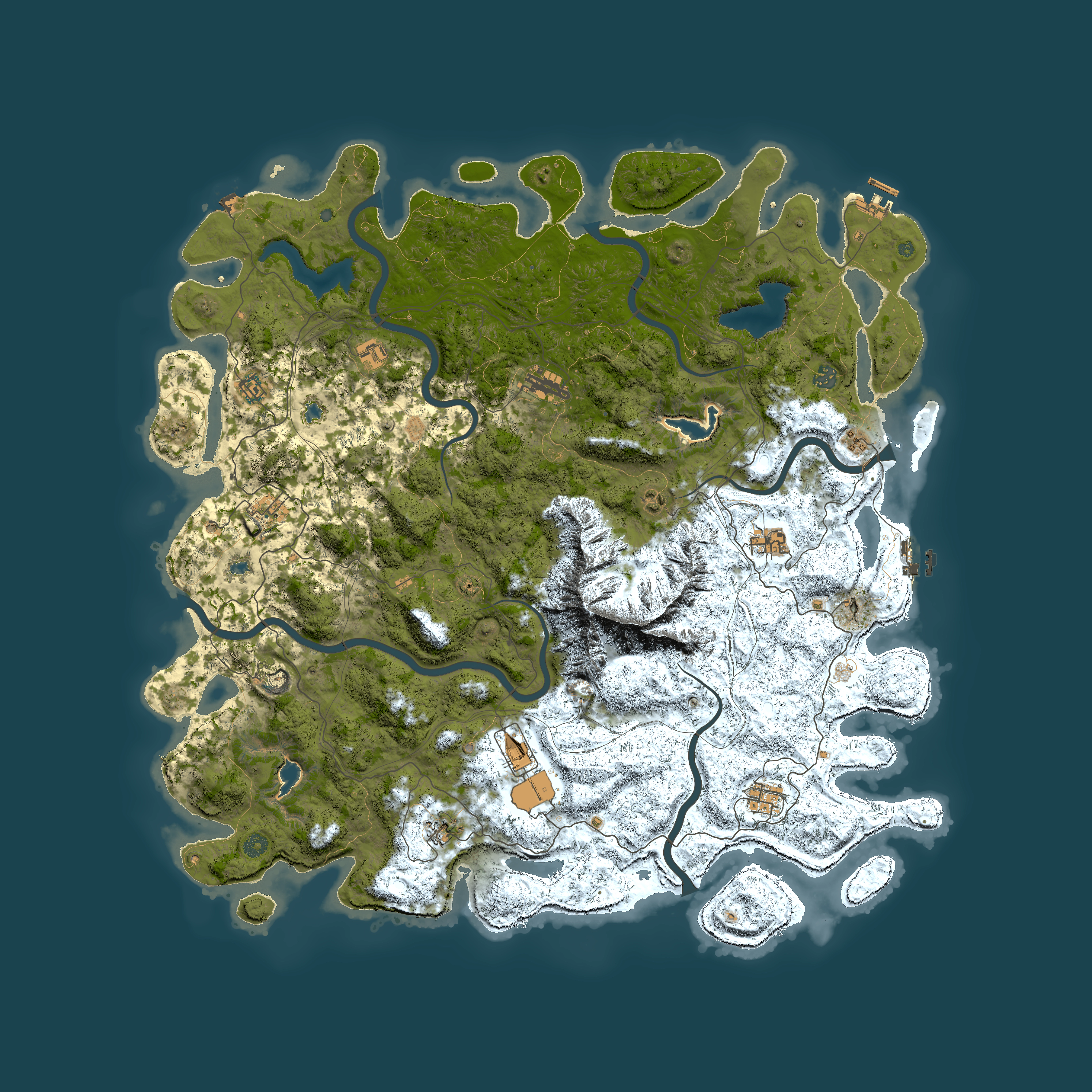 Full top-down render of Rust map seed 627294479, 5500x5500m