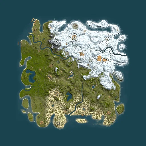 Rust map seed 1387194033, 5500x5500m top-down preview