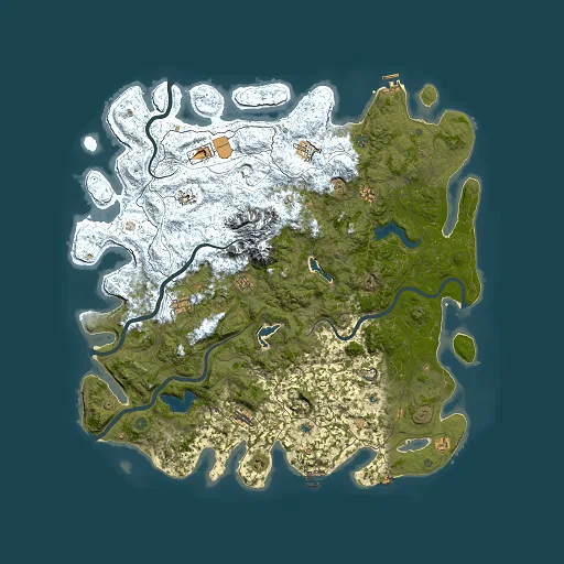 Rust map seed 134768707, 5500x5500m top-down preview