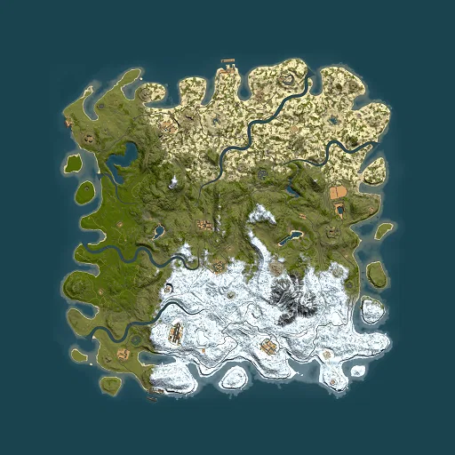 Rust map seed 705390417, 5500x5500m top-down preview