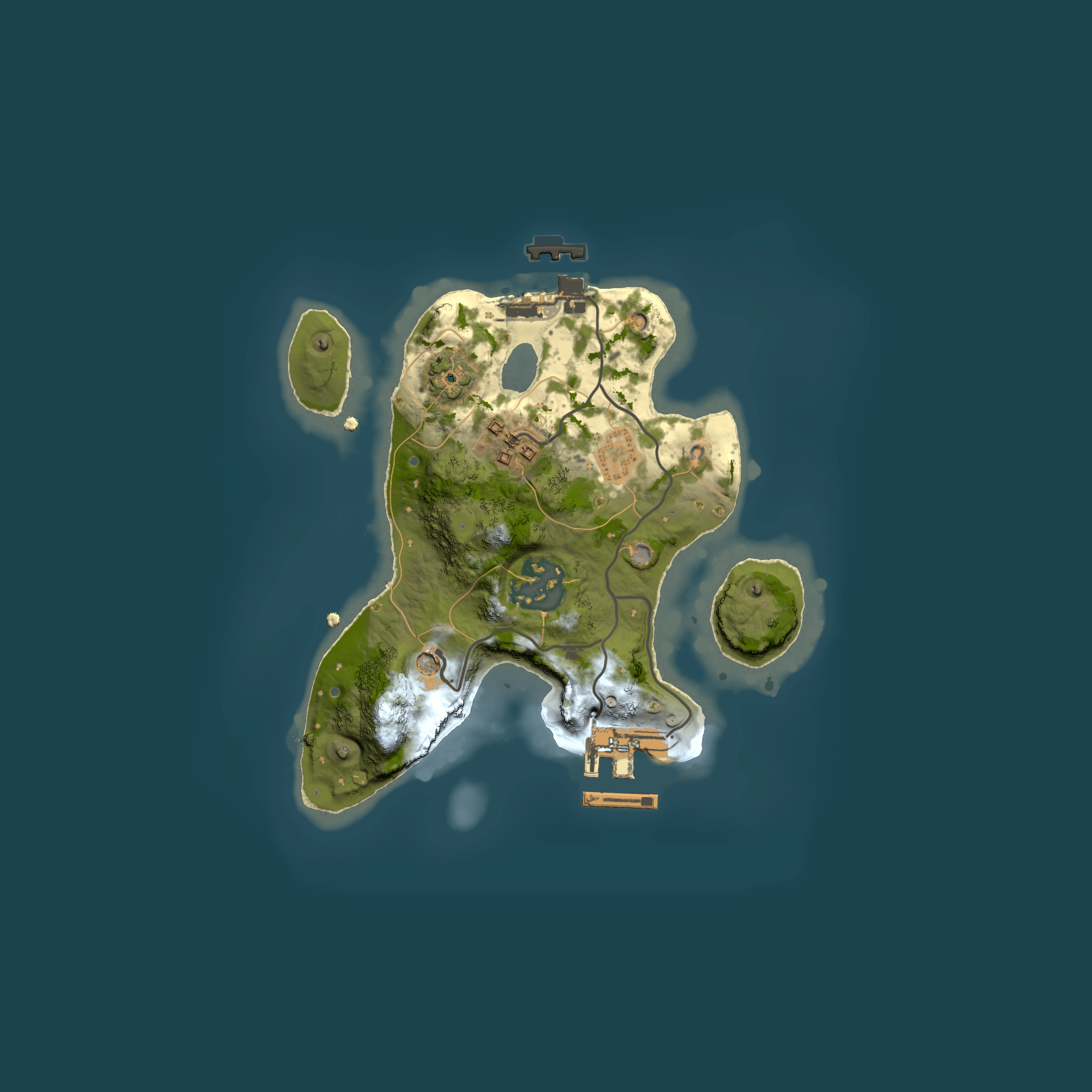 Full top-down render of Rust map seed 887527515, 2000x2000m