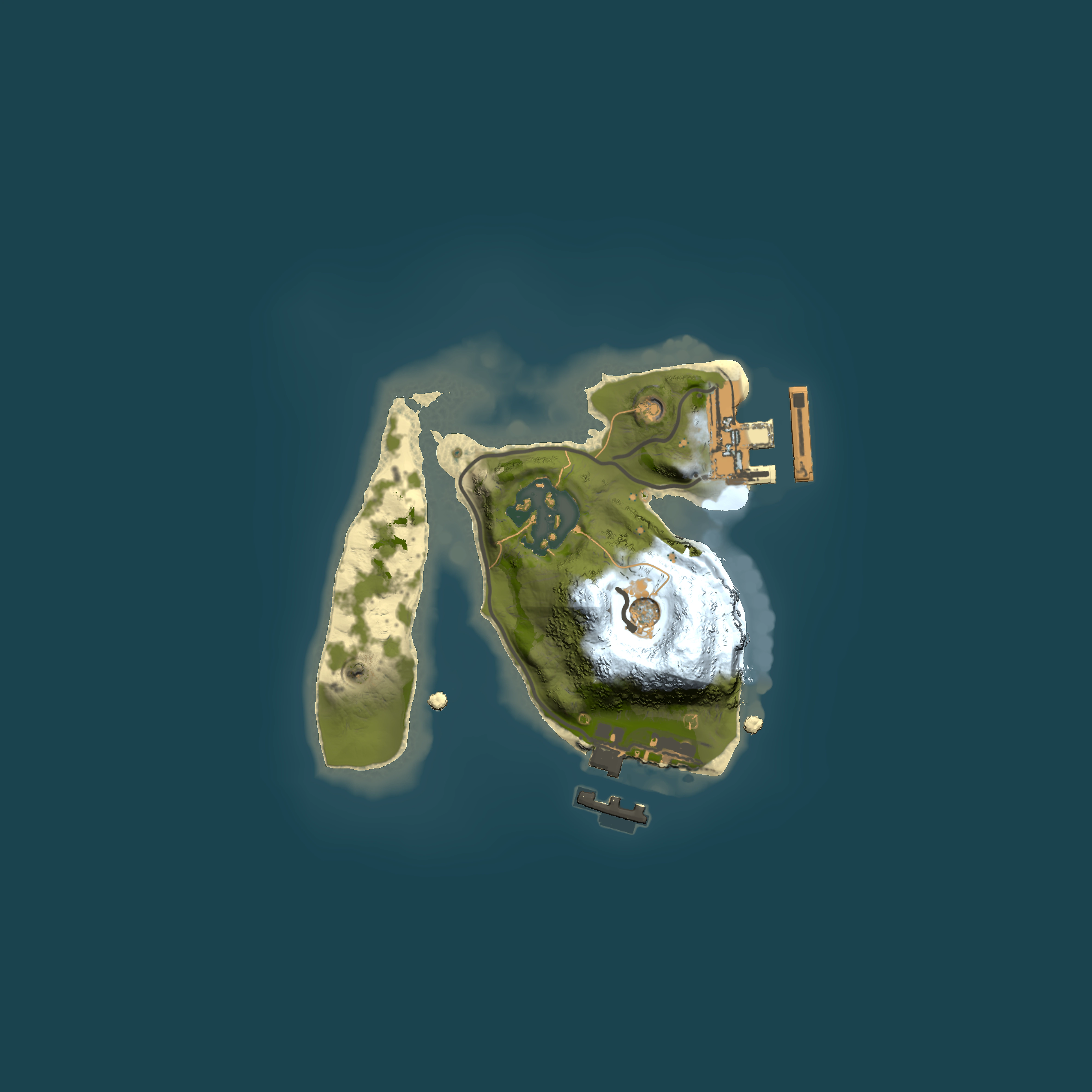 Full top-down render of Rust map seed 1102763382, 1500x1500m