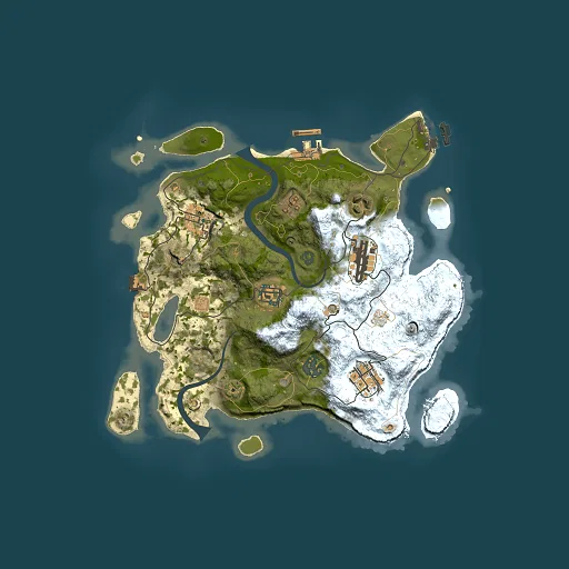 Rust map seed 1947429835, 3000x3000m top-down preview