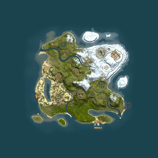 Rust map seed 737205312, 3000x3000m top-down preview