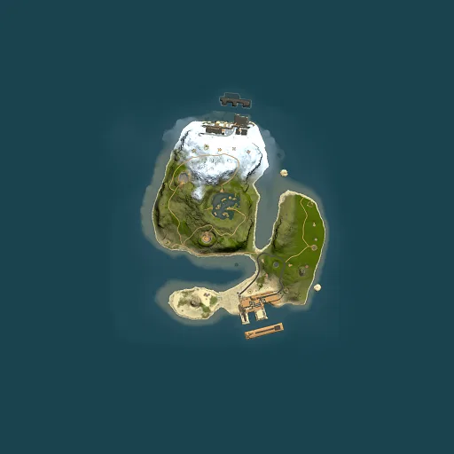 Rust map seed 1263727434, 1500x1500m top-down preview