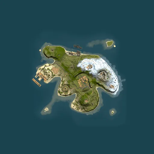 Rust map seed 910375408, 2000x2000m top-down preview