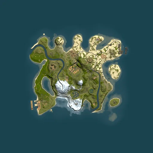 Rust map seed 675485196, 2500x2500m top-down preview