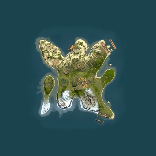 Rust map seed 1499501820, 2000x2000m top-down preview