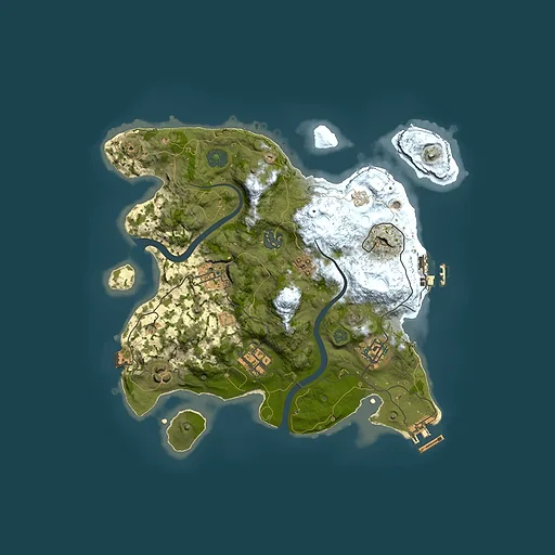 Rust map seed 1963317932, 3000x3000m top-down preview