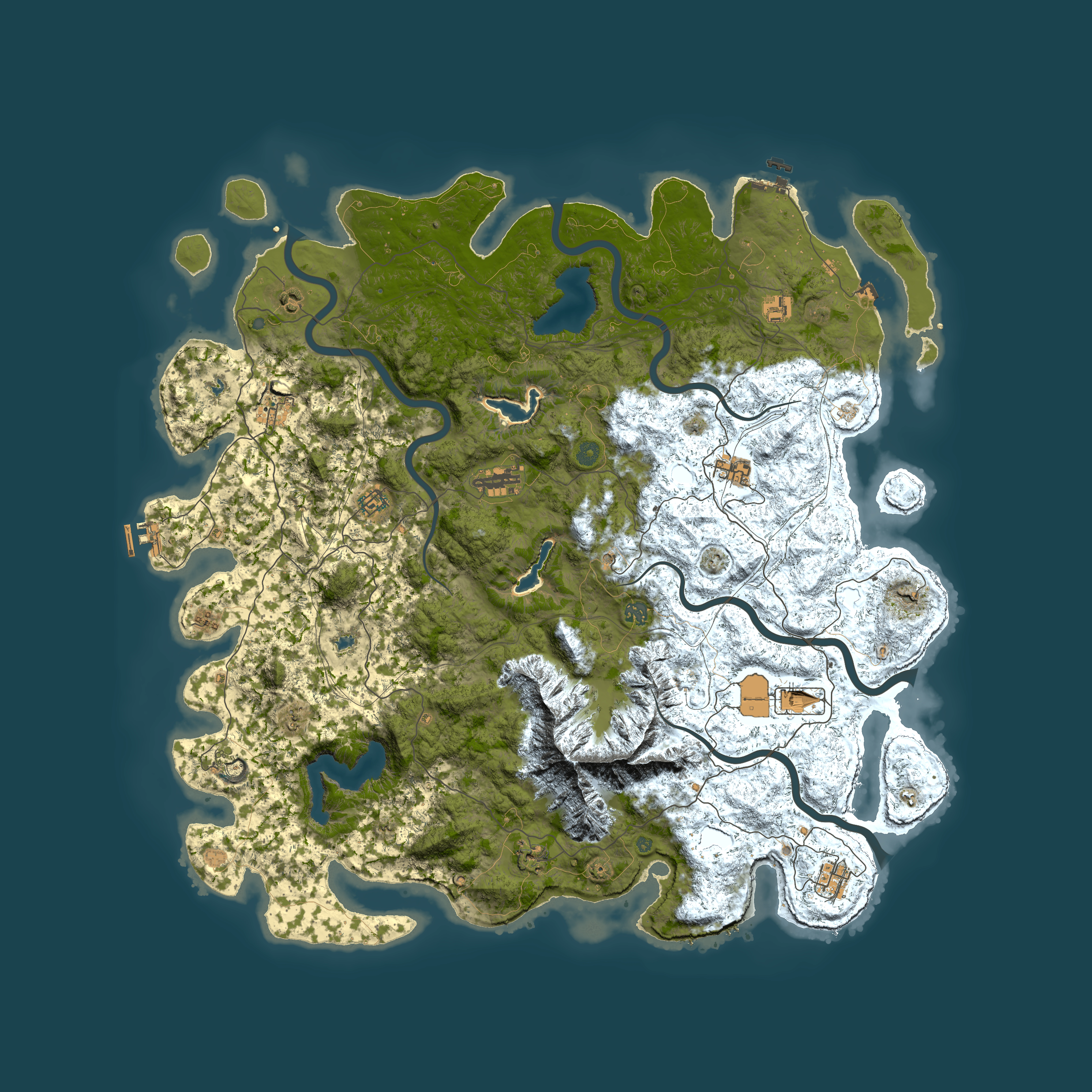 Full top-down render of Rust map seed 1639856449, 5500x5500m
