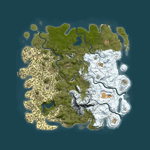 Rust map seed 1639856449, 5500x5500m top-down preview