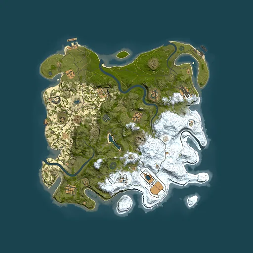 Rust map seed 989982948, 4000x4000m top-down preview