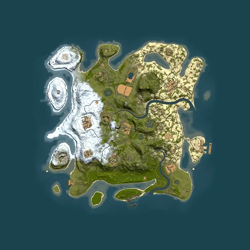 Rust map seed 408791178, 3500x3500m top-down preview