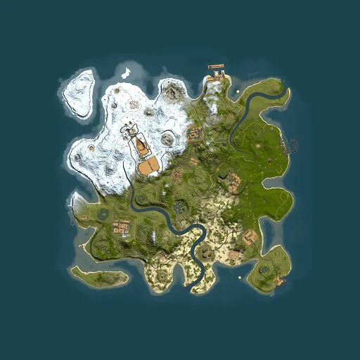 Rust map seed 1666881798, 3500x3500m top-down preview