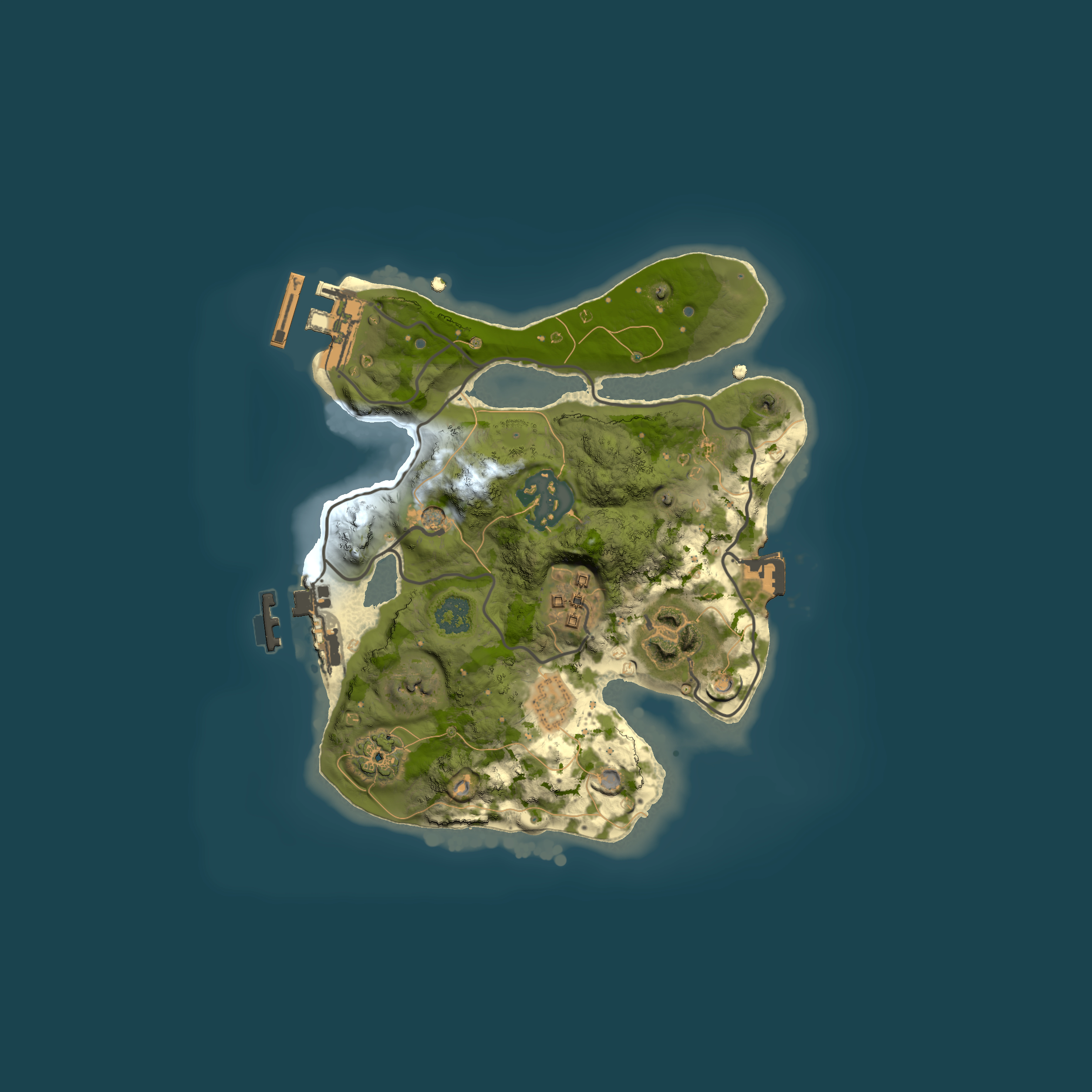Full top-down render of Rust map seed 2074837711, 2000x2000m