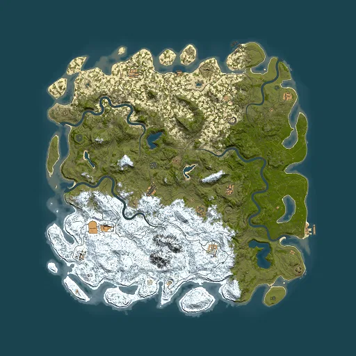 Rust map seed 2003303035, 6000x6000m top-down preview