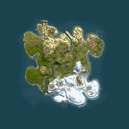 Rust map seed 900659040, 3000x3000m top-down preview