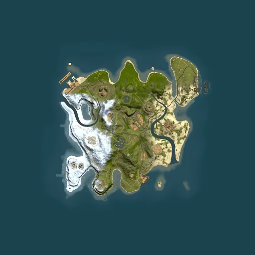 Rust map seed 1173010243, 2500x2500m top-down preview
