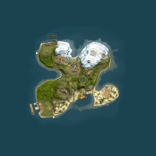 Rust map seed 1505645280, 2000x2000m top-down preview