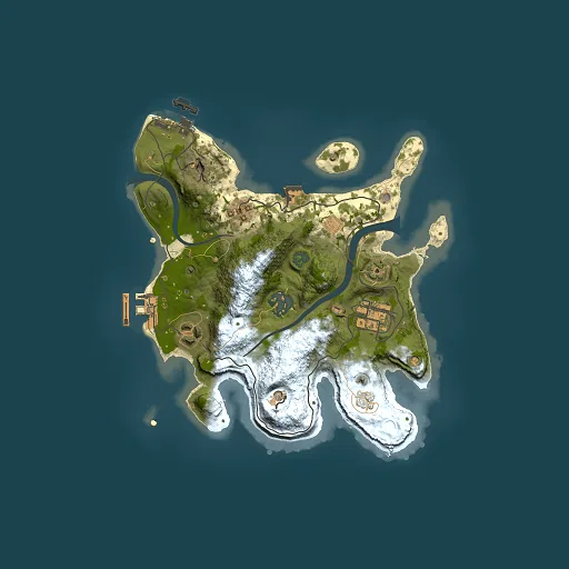 Rust map seed 2028437642, 2500x2500m top-down preview