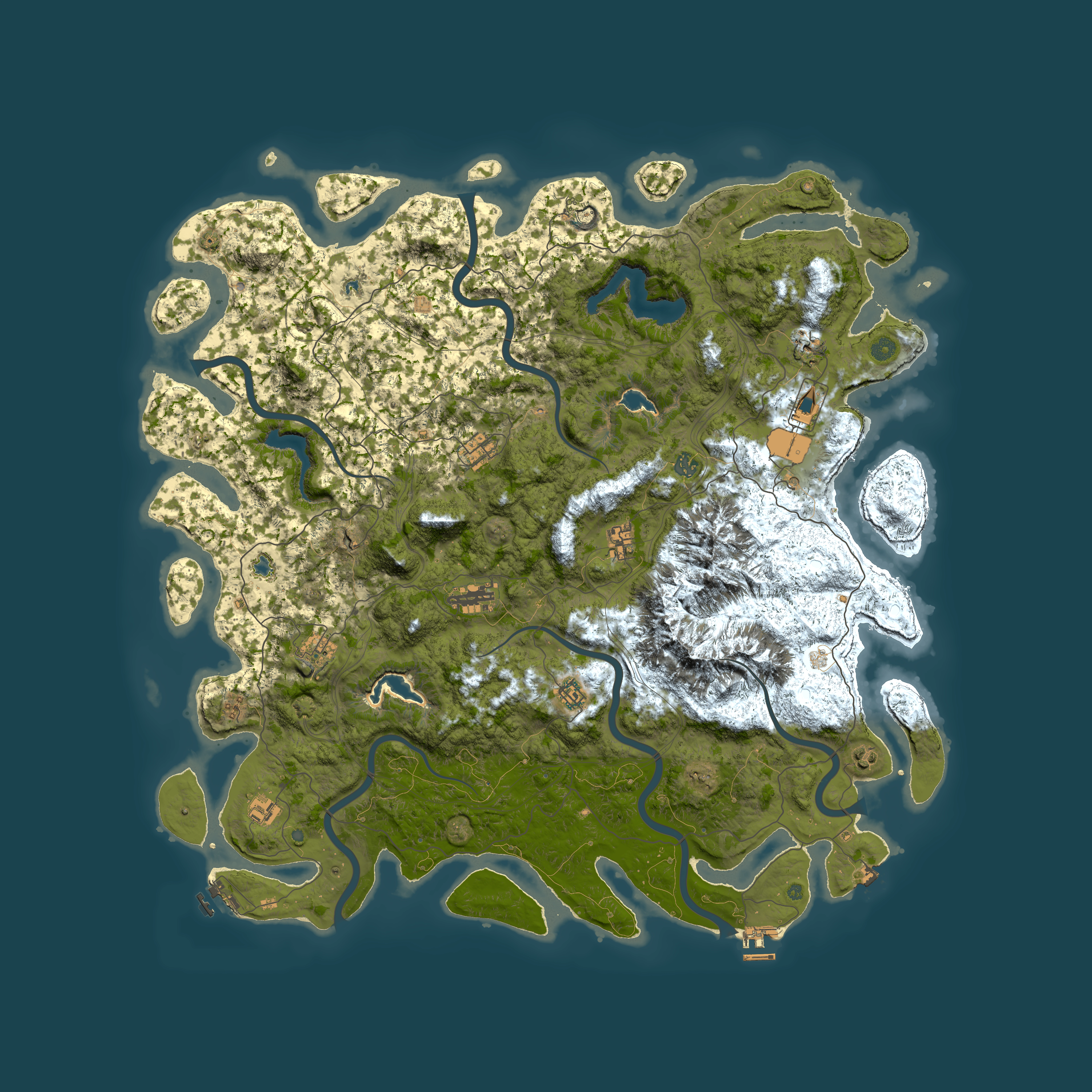 Full top-down render of Rust map seed 2107187110, 5500x5500m