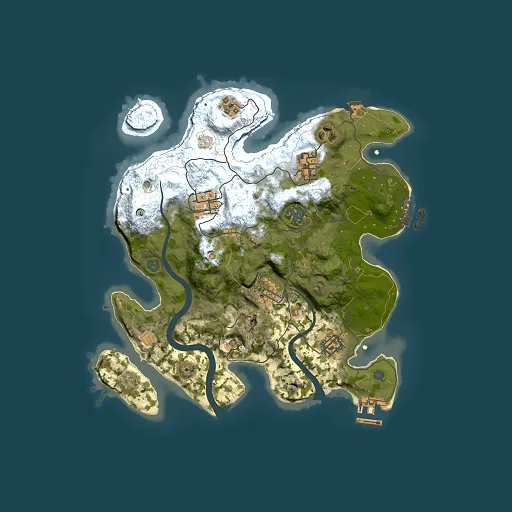 Rust map seed 1621169332, 3000x3000m top-down preview