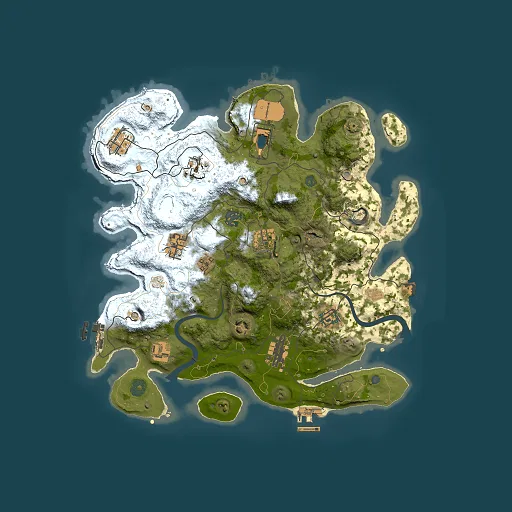 Rust map seed 1319408928, 3500x3500m top-down preview