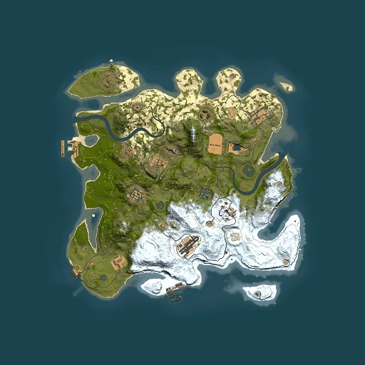 Rust map seed 292594603, 3500x3500m top-down preview