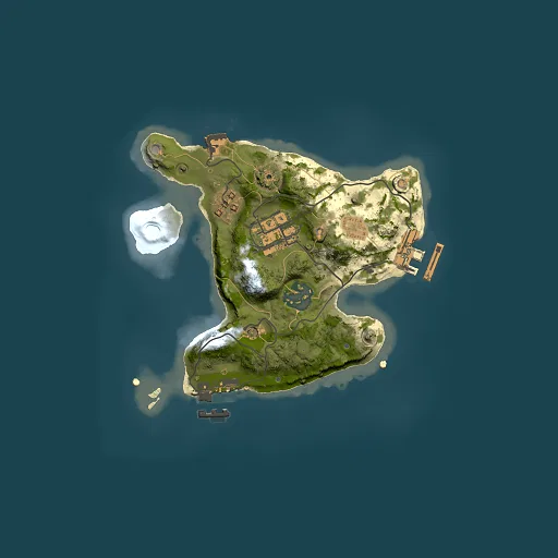 Rust map seed 1699564942, 2000x2000m top-down preview