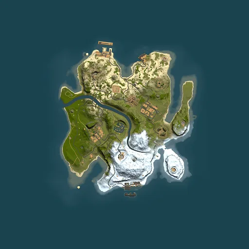 Rust map seed 1345866881, 2500x2500m top-down preview