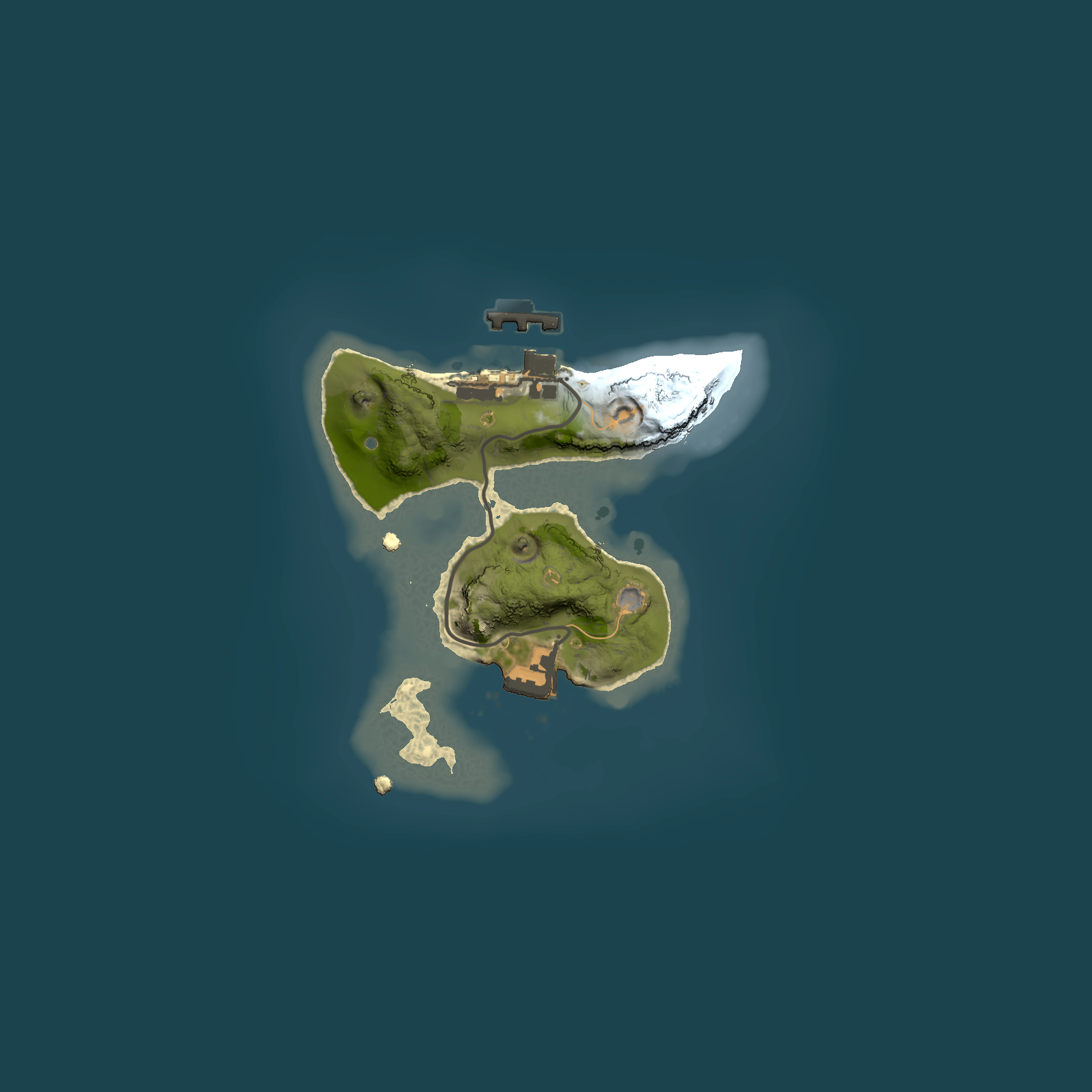 Full top-down render of Rust map seed 1140287165, 1500x1500m