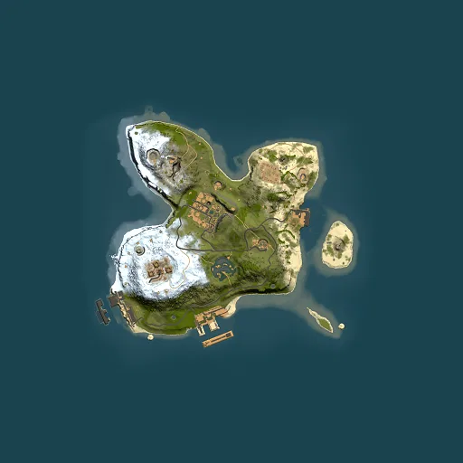 Rust map seed 244070781, 2000x2000m top-down preview