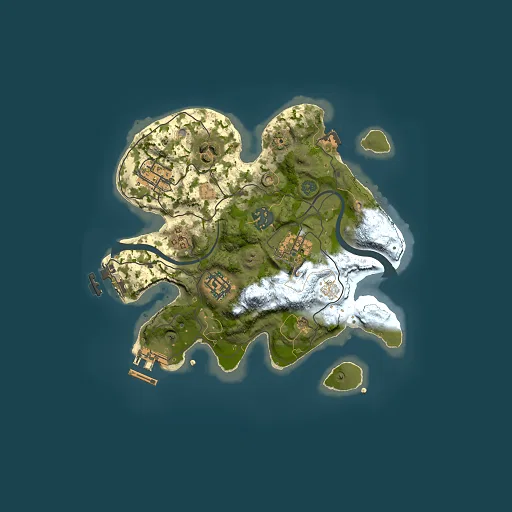Rust map seed 502345979, 2500x2500m top-down preview