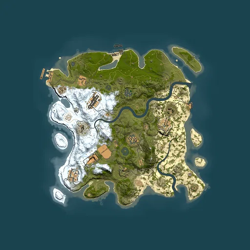 Rust map seed 269739026, 3500x3500m top-down preview