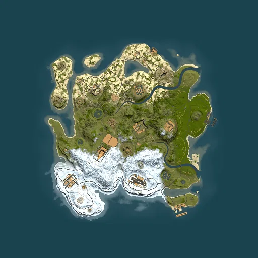 Rust map seed 780504419, 3500x3500m top-down preview