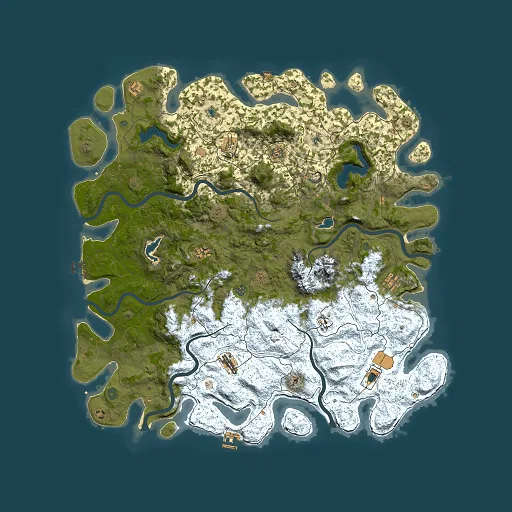 Rust map seed 1583974292, 5500x5500m top-down preview