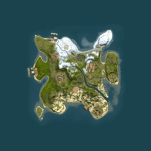 Rust map seed 1179962597, 2500x2500m top-down preview