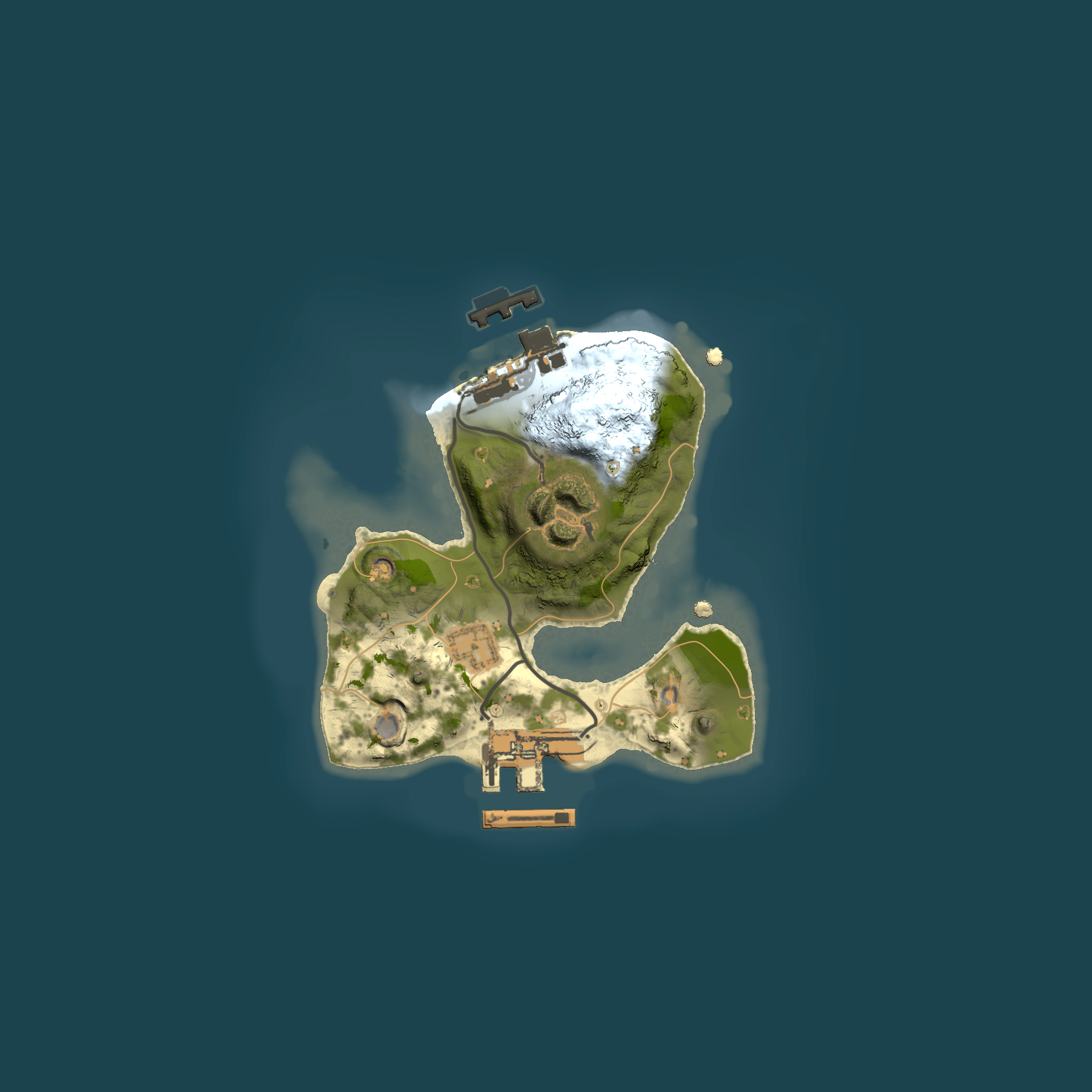 Full top-down render of Rust map seed 2050959249, 1500x1500m