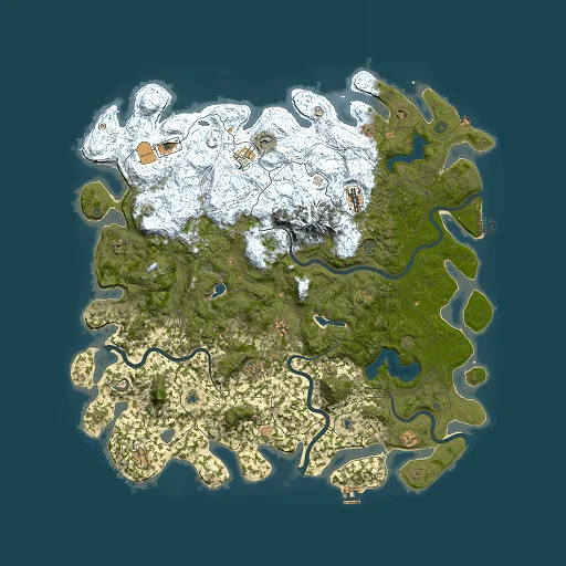 Rust map seed 1570971684, 5500x5500m top-down preview