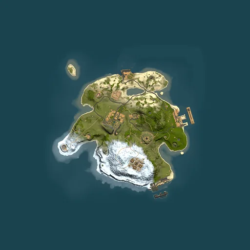 Rust map seed 312984119, 2000x2000m top-down preview