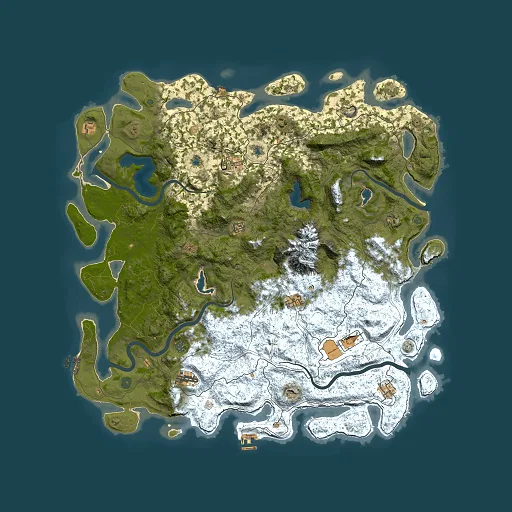 Rust map seed 79254552, 5500x5500m top-down preview