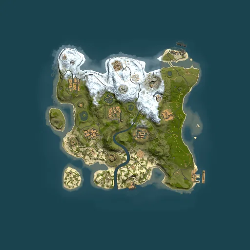 Rust map seed 570810953, 3000x3000m top-down preview